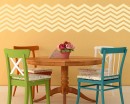 6 Chevron Stripes Wall Pattern Decal Modern Vinyl Art Stickers